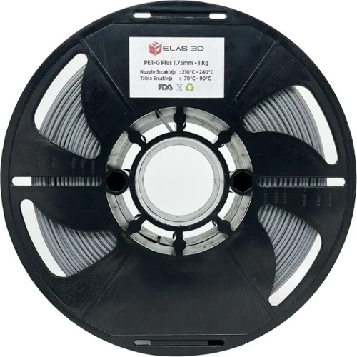 Elas PETG Plus Filament Gri 1.75mm 1Kg