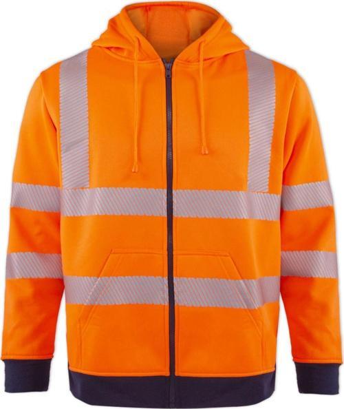 Olympus Contrast Safety Full Zıp Hooded Sweatshırt