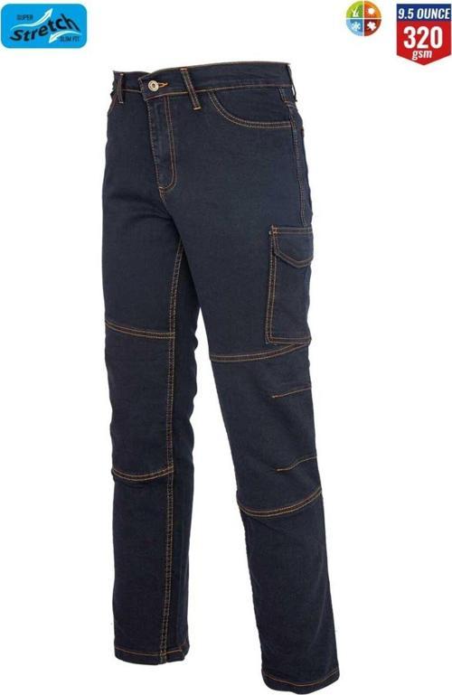 02150 Pantolon Denver Denim Siyah