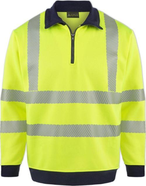 Olympus Contrast Safety 1/4 Zıp Polo Yaka Sweatshırt