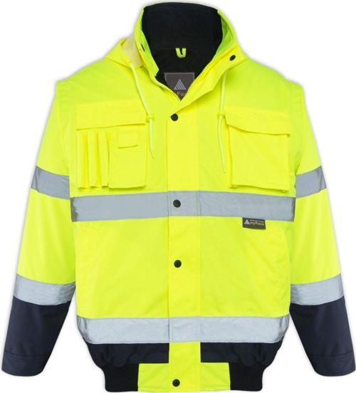 Olympus Multı Hı-Vıs Two-Tone 2 In 1 Bomber Jacket