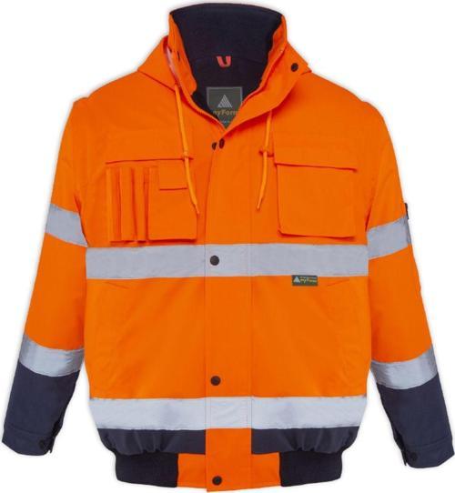 Olympus Multı Hı-Vıs Two-Tone 2 In 1 Bomber Jacket