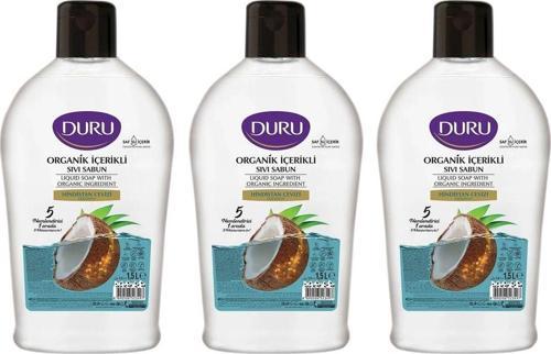 Sıvı Sabun Organik İçerikli Hindistan Cevizi 1500 ml x 3 adet