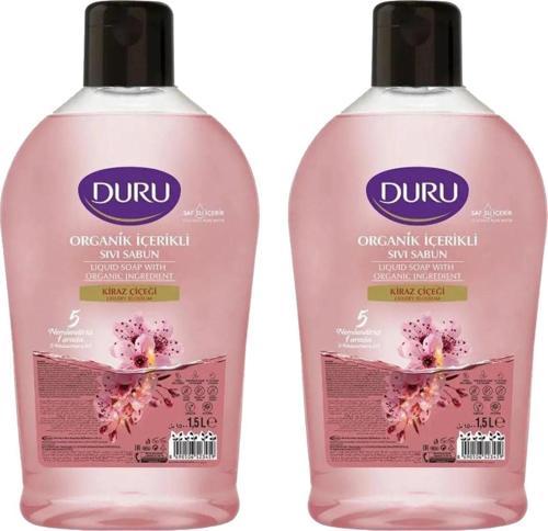 Sıvı Sabun Organik İçerikli Kiraz Çiçeği 1500 ml x 2 adet