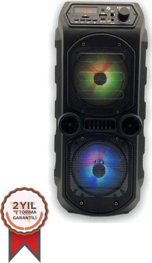 Kts-1083 Outdoor Parti Bluetooth Hoparlör Siyah