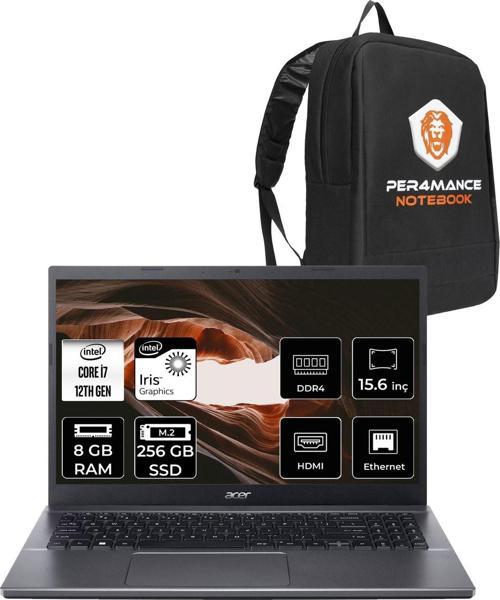 Extensa 15 Ex215-55 İ7-1255U 8Gb Ram 256Gb Ssd 15.6'' Fhd Fdos Dizüstü Bilgisayar & Per4 Çanta