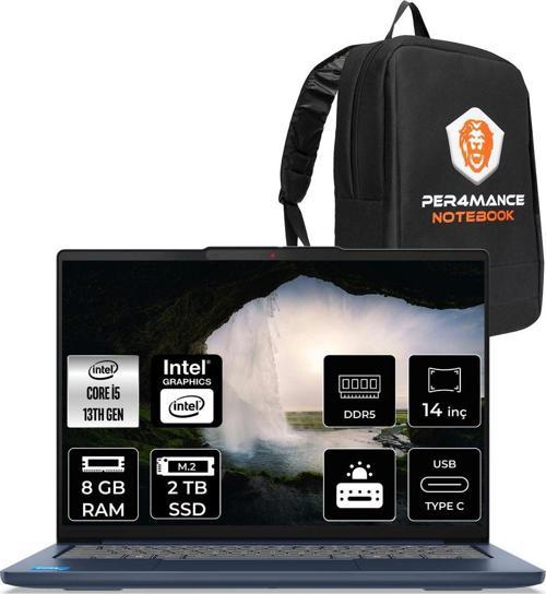 Ideapad Slim 5 İ5-13420H 8Gb Ddr5 2Tb Ssd Uhd Graphics 14'' Wuxga Oled Fdos Dizüstü Laptop