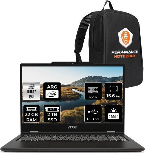 Venture 15 Aı Ultra 7 155H 32Gb Ddr5 2Tb Ssd Arc Graphics 15.6'' Fhd 144Hz Fdos Dizüstü Laptop