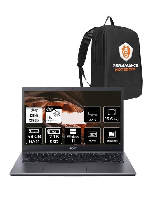 Extensa 15 Ex215-55 İ7-1255U 48Gb Ram 2Tb Ssd 15.6'' Fhd W11P Dizüstü Bilgisayar & Per4 Çanta