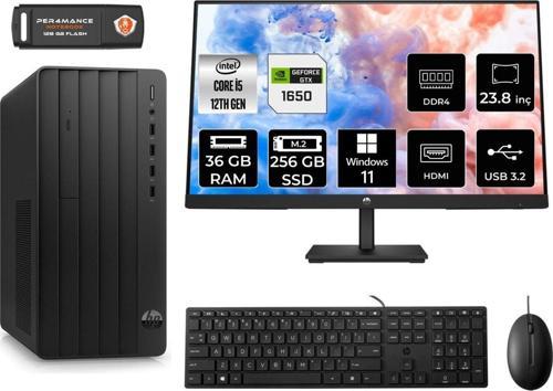 Tower 290 G9 İ5 12500 36Gb Ram 256Gb Ssd Gtx1650/4Gb W11Pro 6D3A5Ea Masaüstü Pc & 23.8'' Monitör
