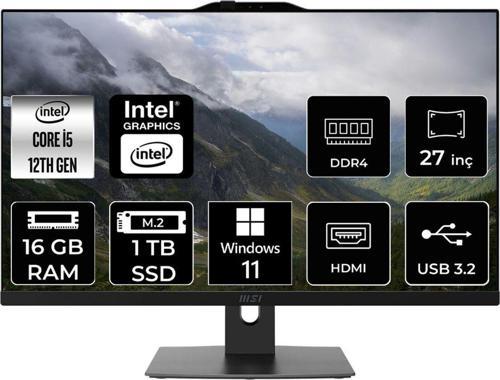 Modern Am272P İ5 1235U 16Gb 1Tb Ssd 27" Fhd W11P All In One Bilgisayar & Per4 Bellek