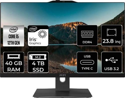Modern Am242P İ5 1235U 40Gb 4Tb Ssd 23.8" Fhd Fdos All In One Bilgisayar & Per4 Bellek