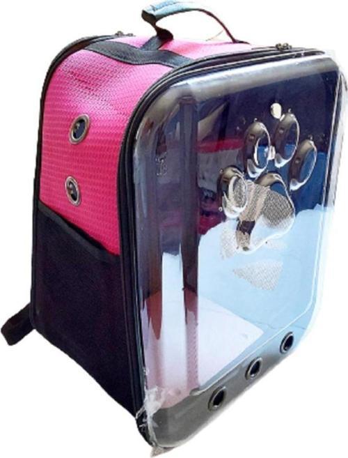 Patili Kare Astronot Sırt Çantası Pembe Renk 23*35*40cm