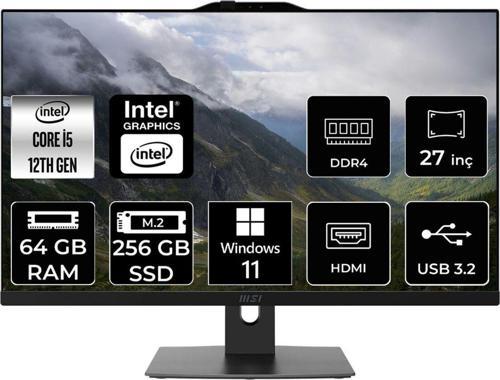 Modern Am272P İ5 1235U 64Gb 256Gb Ssd 27" Fhd W11H All In One Bilgisayar & Per4 Bellek