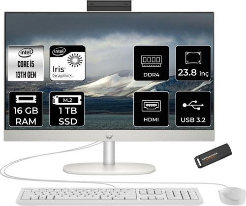 Proone 240 G10 İ5 1335U 16Gb 1Tb Ssd Iris Xe Graphics 23.8" Fhd Fdos All In One Pc Beyaz & Per4