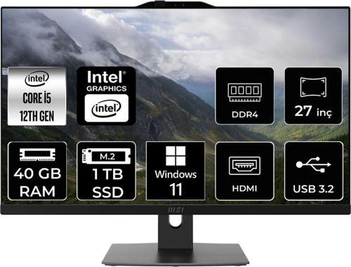Modern Am272P İ5 1235U 40Gb 1Tb Ssd 27" Fhd W11P All In One Bilgisayar & Per4 Bellek