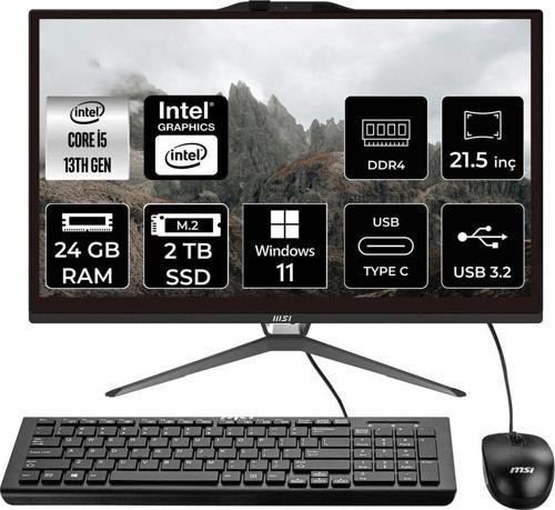 Pro Ap222T İ5 13400 24Gb 2Tb Ssd 21.5" Fhd W11H Multı Touch All In One Pc & Per4 Bellek