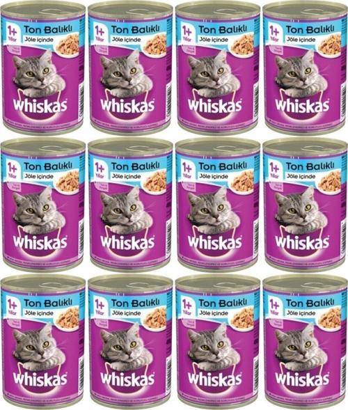 Konserve Kedi Maması Ton Balıklı 400 Gr X 12 Adet