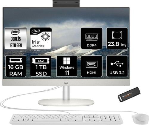 Proone 240 G10 İ5 1335U 16Gb 1Tb Ssd Iris Xe Graphics 23.8" Fhd W11H All In One Pc Beyaz & Per4
