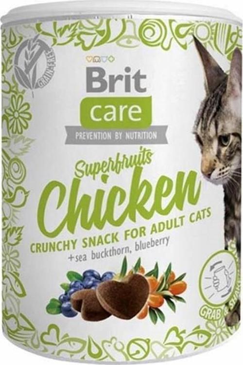 Superfruits Tavuklu ve Yaban Mersinli Kıtır Kedi Ödül Maması 100gr