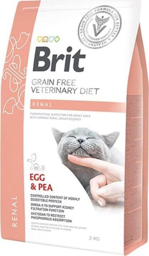 Brit Veterinary Diet Renal Böbrek Yetmezliği olan Kediler için Tahılsız Kedi Maması 2 kg