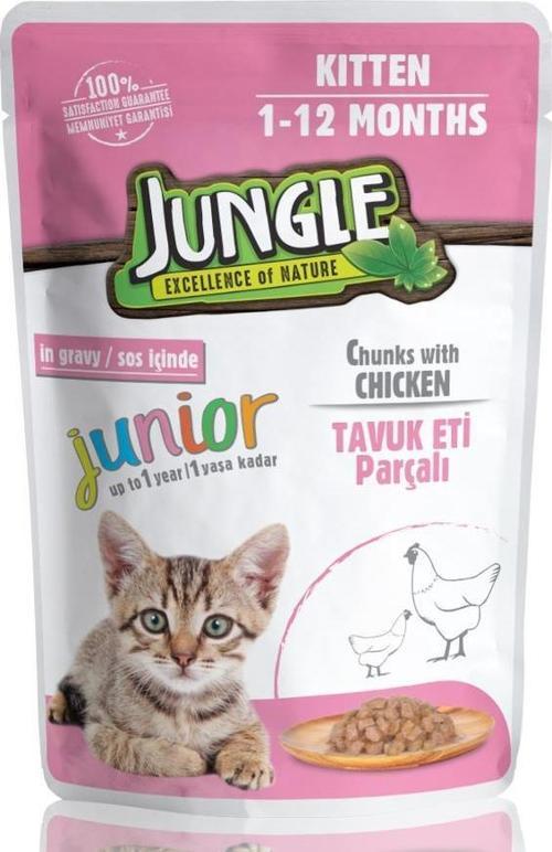 Pouch Tavuklu Yavru Kitten Kedi Konserve 100 gr