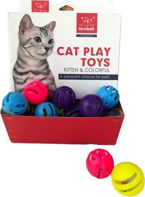 Kedi Oyuncağı Renkli Top 1 TANE