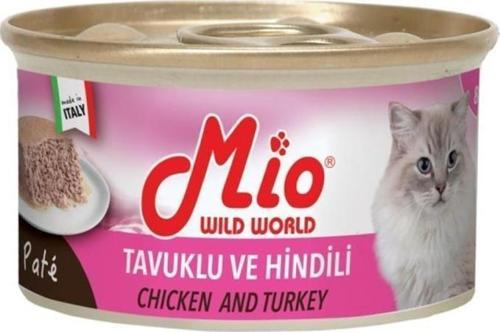 Tavuklu ve Hindili Yetişkin Kedi Konservesi 85gr