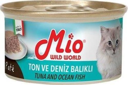Ton Balıklı Ve Deniz Balıklı Püre Konserve Kedi Maması 85 gr