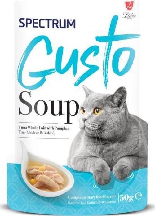 Gusto Ton Balıklı, Balkabaklı Kedi Çorbası 50 Gr