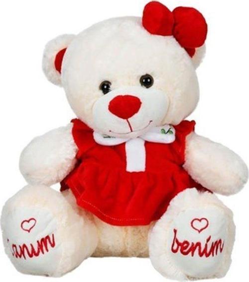 8331 Canım Benim Elbiseli Peluş Ayı -Sunman