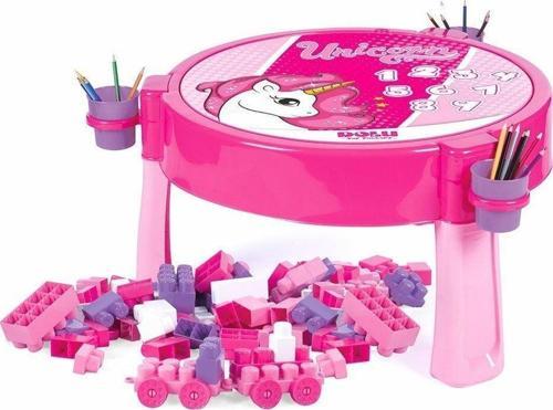 2572 UNICORN 100 PCS BLOKLU AKTIVITE MASASI MONTAJ