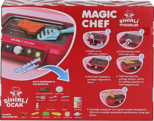 2A550 Magic Chef Barbekü Ocak Seti -Limon Oyuncak