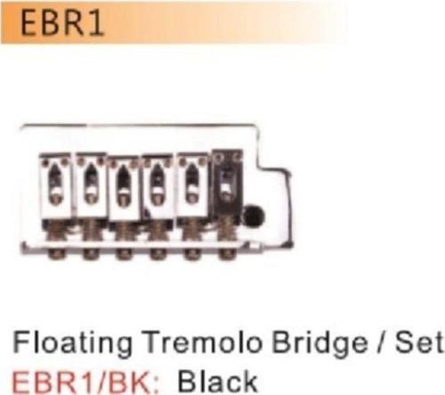 Ebr1Bk Elektro Gitar Tremolo Köprü Sistemi Siyah