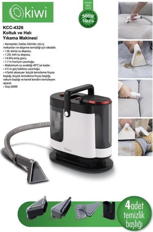 Kcc-4326 Koltuk ve Halı Yıkama Leke Çıkartma Makinesi