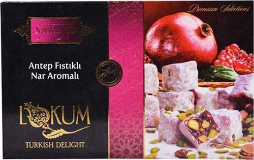 Antep Fıstıklı Nar Aromalı Lokum 300G