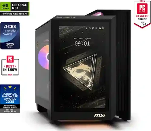 MEG Vision X AI 2NVV9-056TR Ultra 9 285K 32GB 2TB SSD 16GB GeForce RTX 5080 Ventus 3X Windows 1