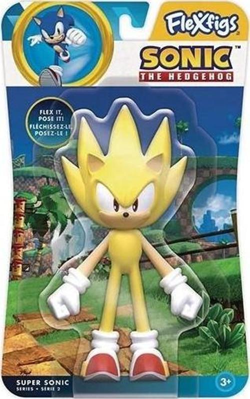 Orijinal Flexfigs Sonic The Hedgehog Super Sonic Oyuncakları Figürleri 10cm