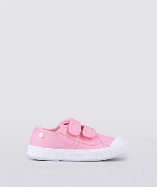S10199 Berri Velcro Keten Kız Çocuk Ayakkabı Pembe