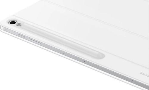 Tab S10 FE+ Klavyeli Mousepadli Kılıf (Galaxy AI) Beyaz