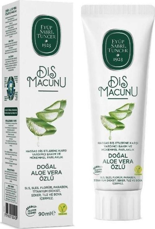Diş Macunu 90ml Doğal Aloe Vera Özlü
