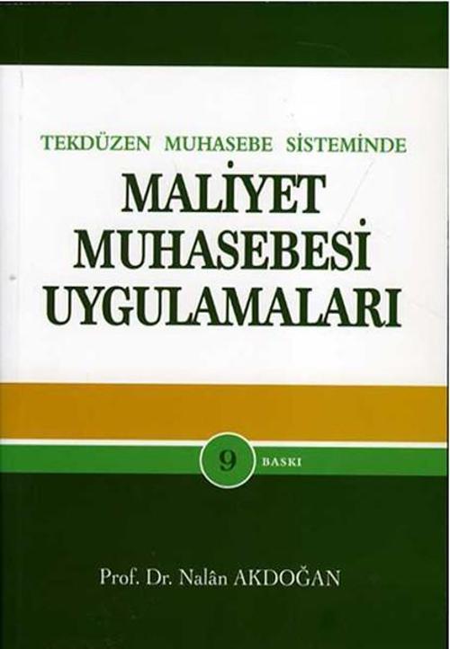 Maliyet Muhasebesi Uygulamaları