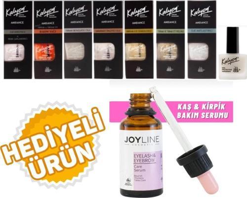 8 Li Set+joy line Kaş Kirpik Onarıcı,uzatıcı,besleyici Ve Güçlendirici Bakım Serumu 30ml