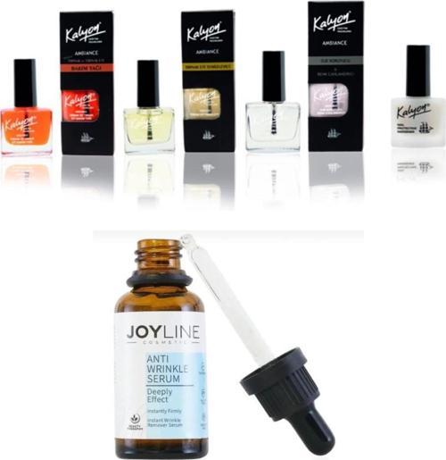Sertleştrici Bakım Yağı Et temizleyici Koruyucu 4 Lü Set+joy line Anında Botoks Etkili,kolajen Artırıcı,celumer D
