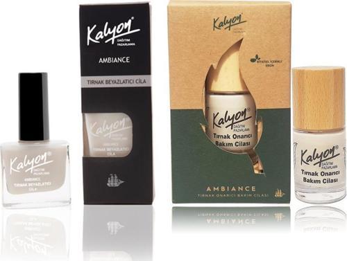 Tırnak Beyazlatıcı Cilai + Bitkisel Tırnak Onarıcı Bakım Cilası 11 ml