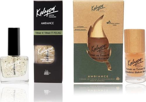 Tırnak Eti Peelingii + Bitkisel Tırnak ve Tırnak Eti Güçlendirici Bakım Serumu 11 ml