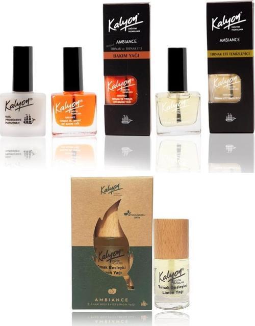Tırnak Sertleştirici + Bakım Yağı + Et Temizleyici + Bitkisel Tırnak Besleyici Limon Yağı 11 ml