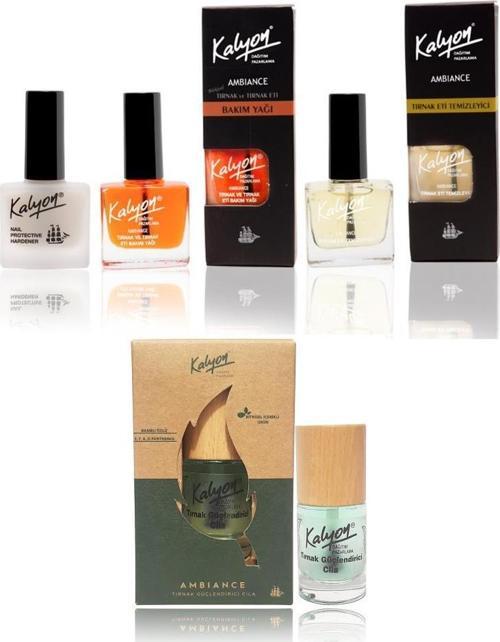 Tırnak Sertleştirici + Bakım Yağı + Eti Temizleyici + Bitkisel Tırnak Güçlendirici Cila 11 ml