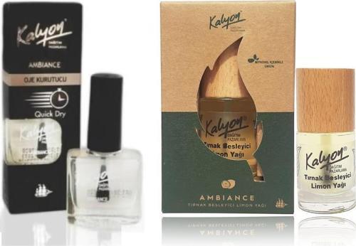 Oje Kurutucu Fırçalı + Bitkisel Tırnak Besleyici Limon Yağı 11 ml