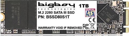 1TB 22x80mm M.2 Sata 3 Notebook SSD